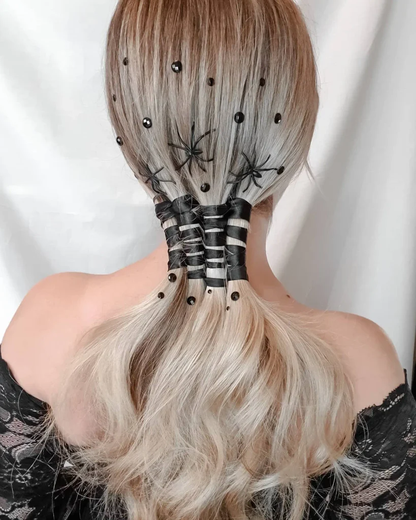 Spiderweb Low Ponytail
