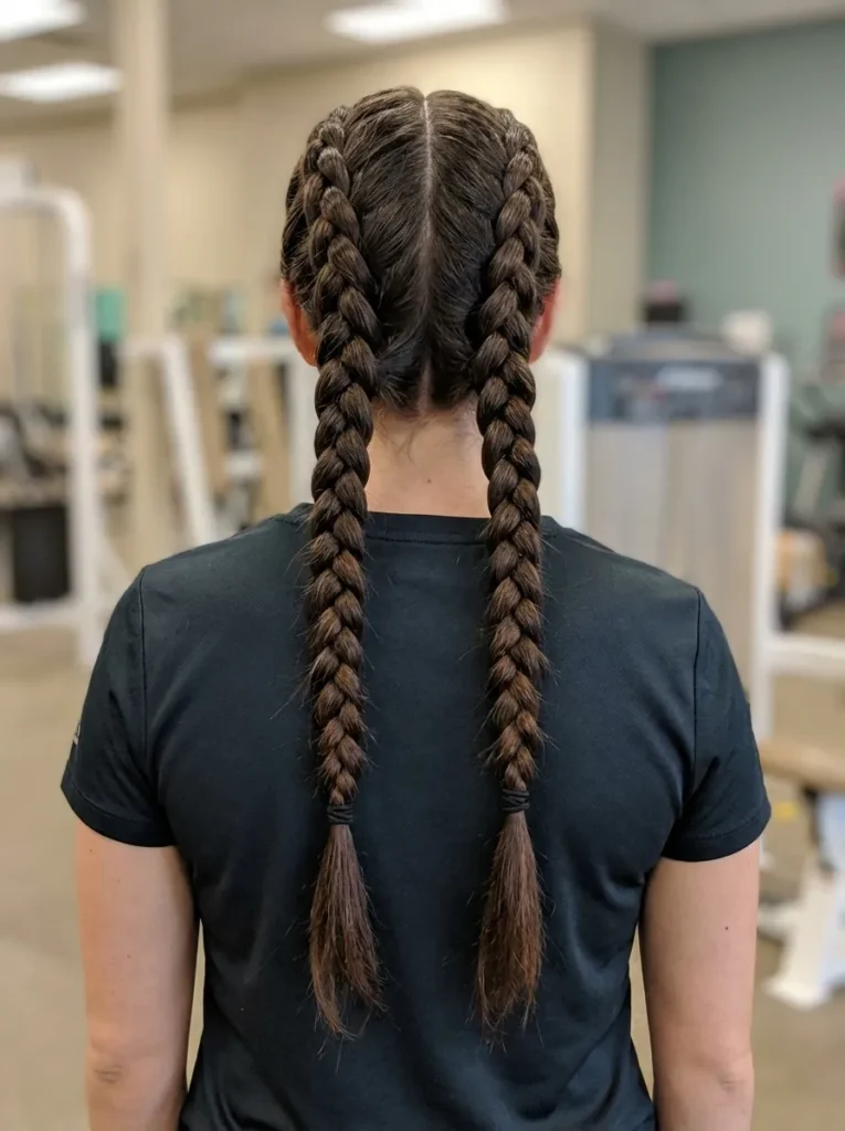 Split Pigtail Braids