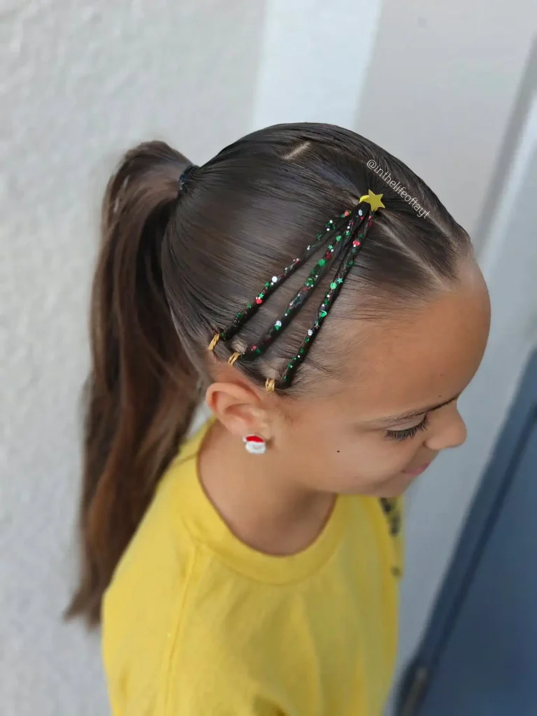 Starry Christmas Side Pony