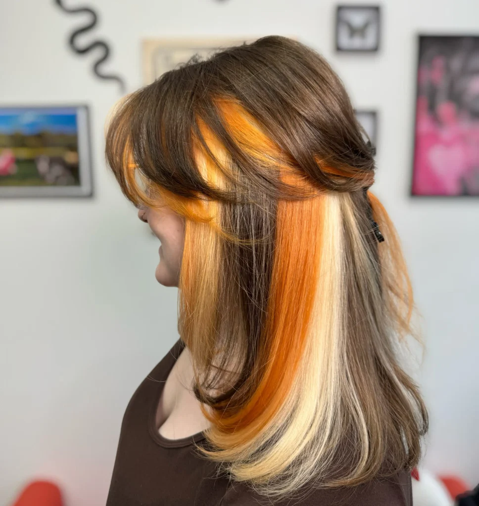 Tangerine Blonde Brown
