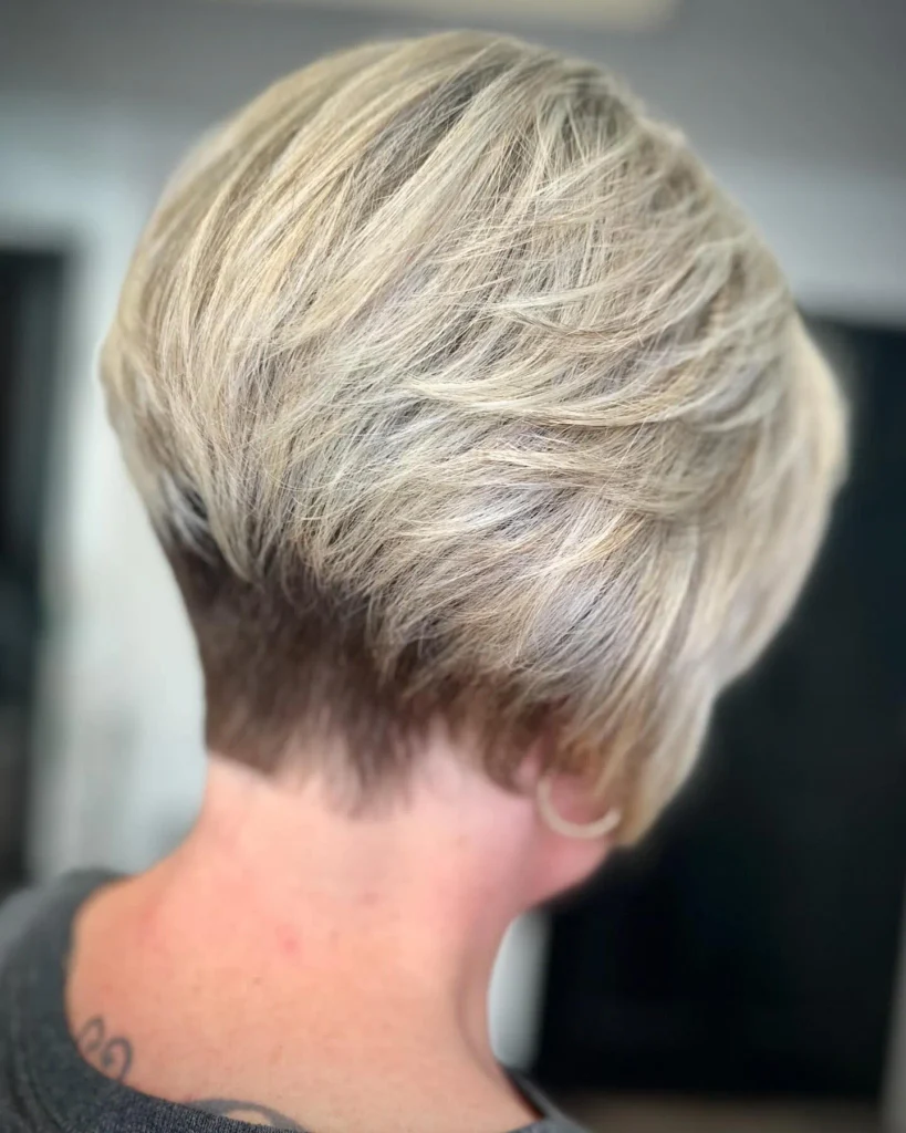 Tapered Pixie Stacked Bob