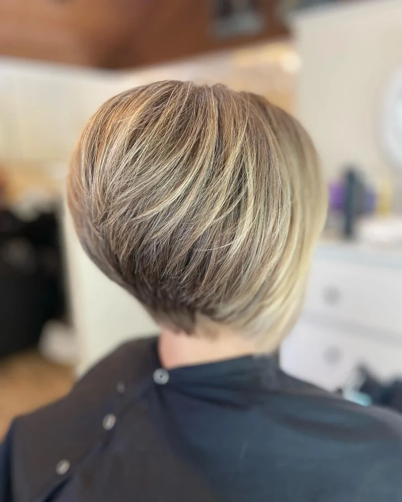 Textured Ash Stacked Bob