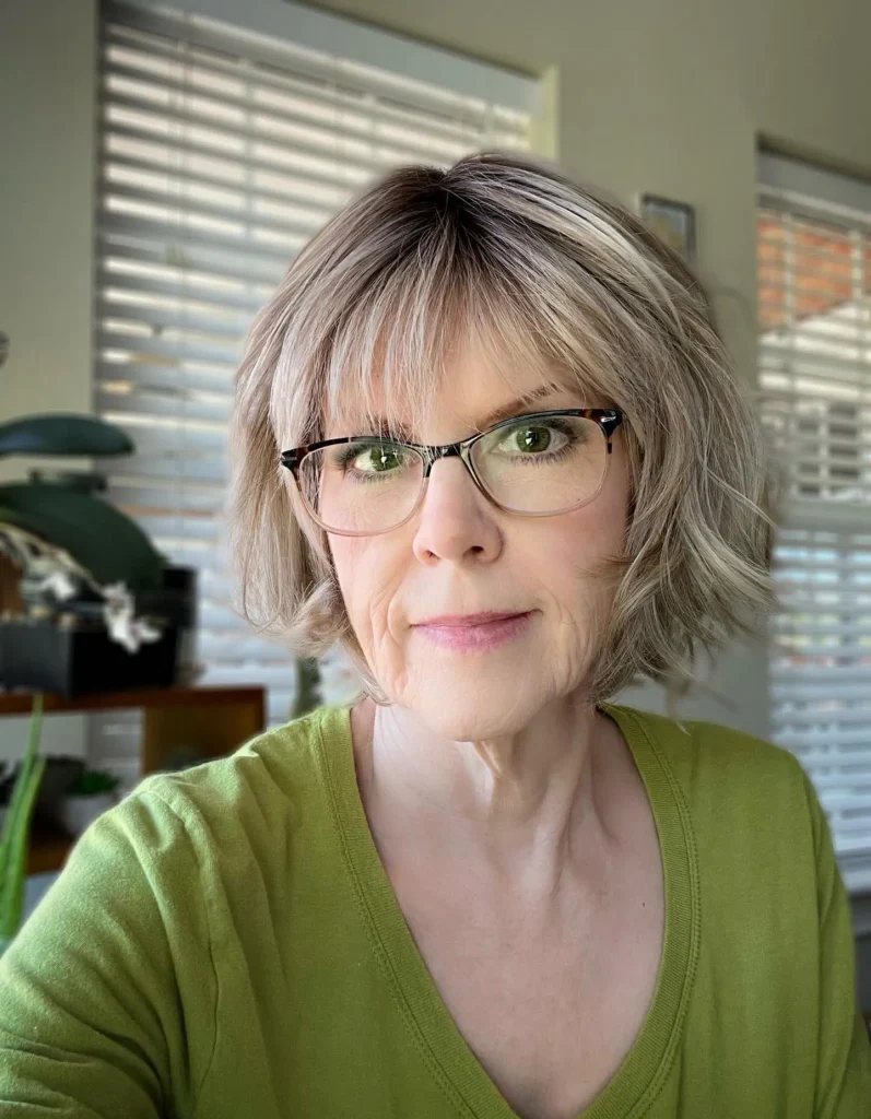 Textured Bob with Airy Bangs