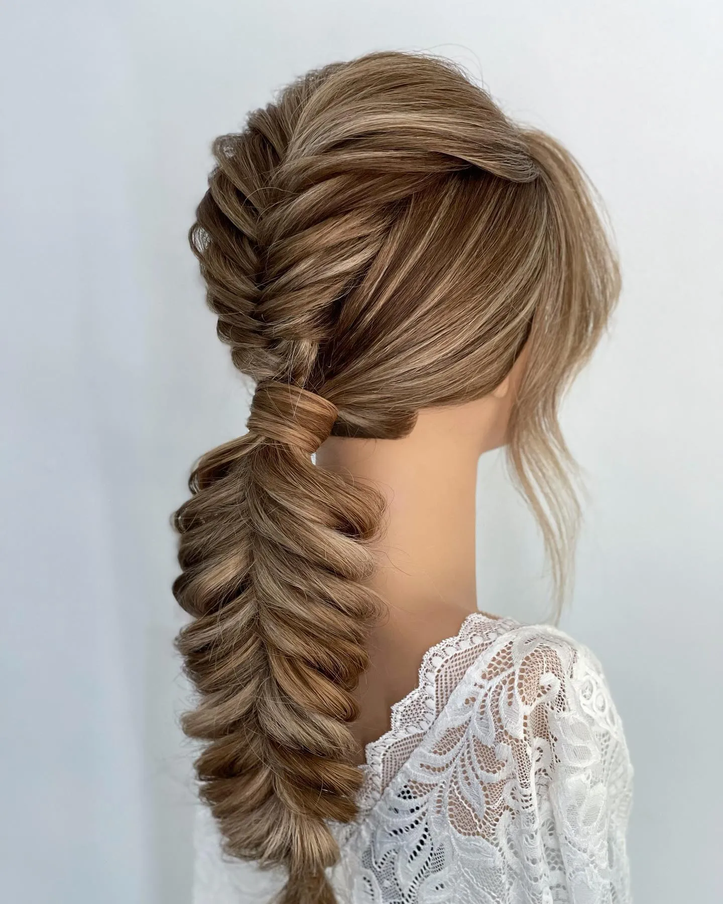 Textured Fishtail Ponytail
