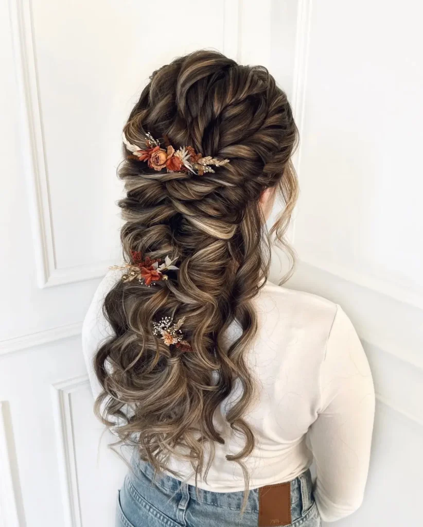 Textured Floral Braid Flow