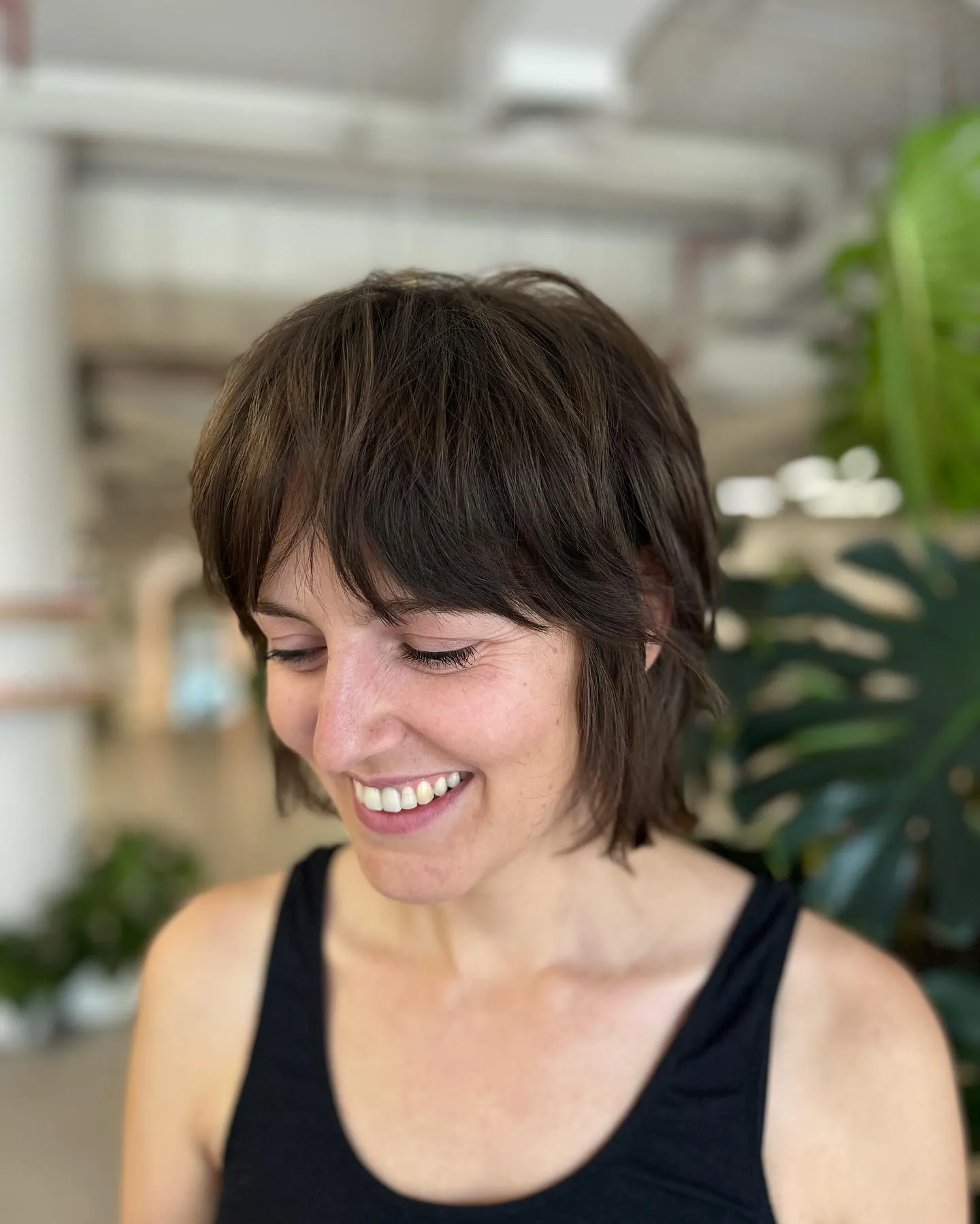 Textured Pixie Wolf Cut