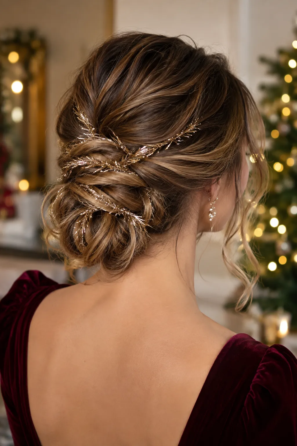 Tinsel Knot Updos