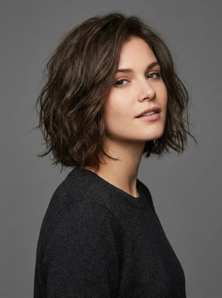 Tousled Short Shaggy Bob