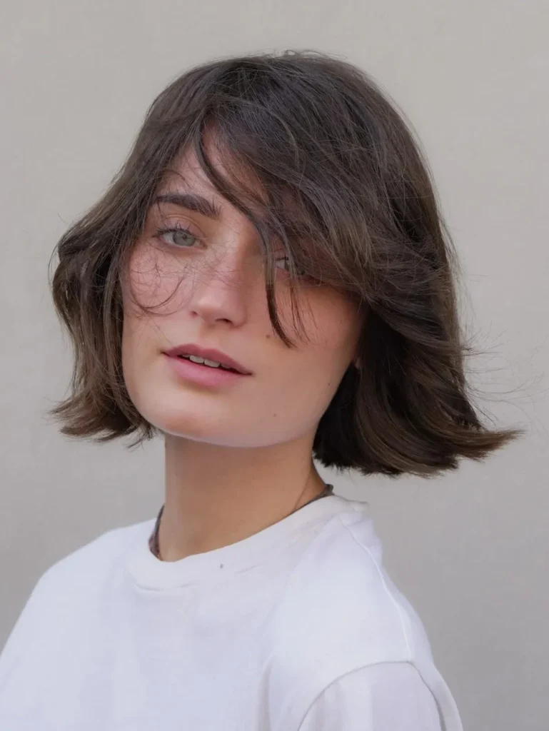 Tousled Textured Italian Bob