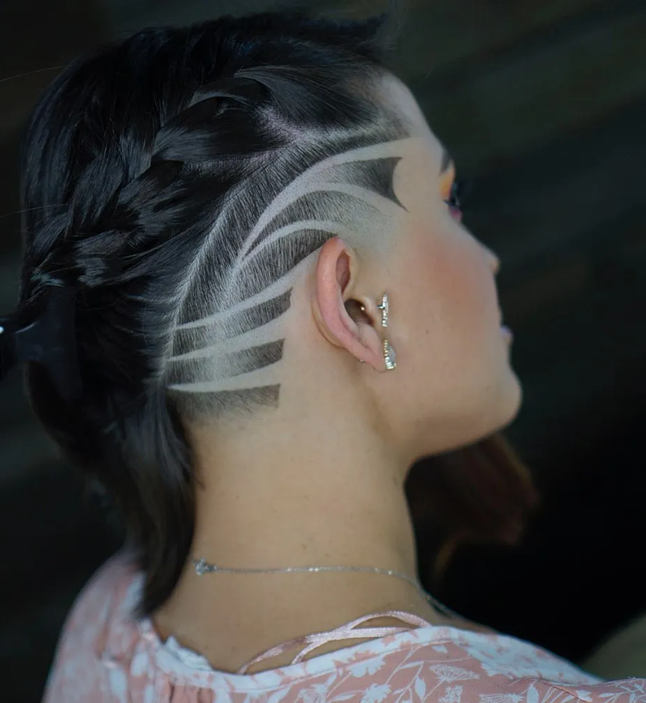 Tribal Curve Art Undercut