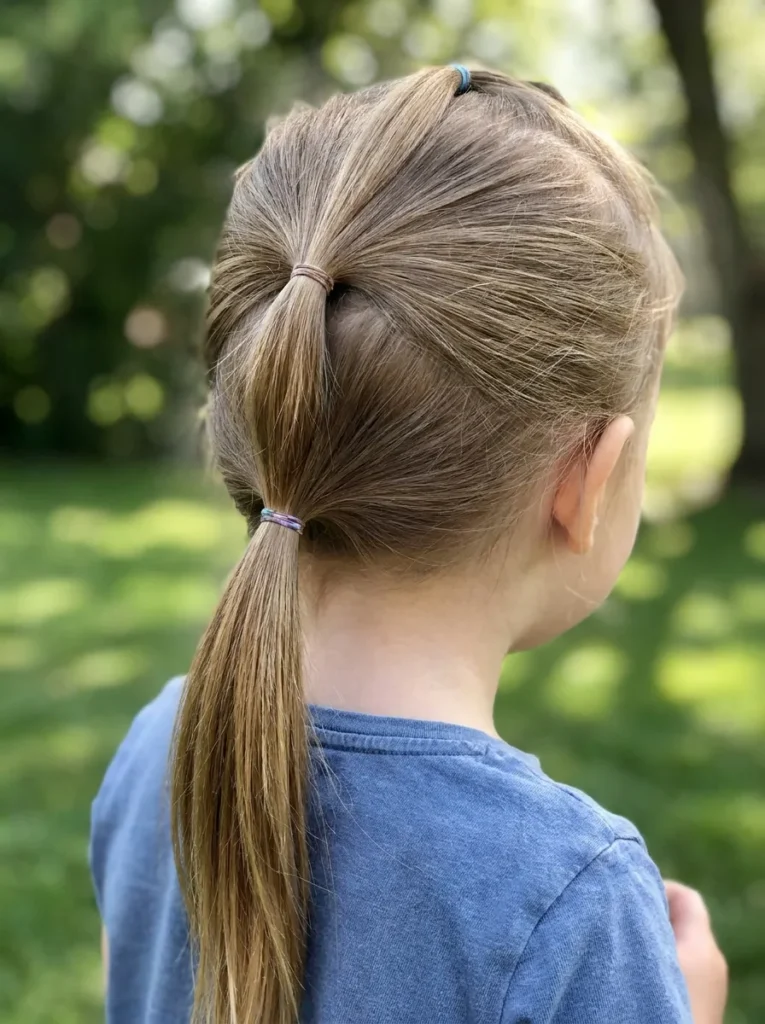 Triple Ponytail Cascade