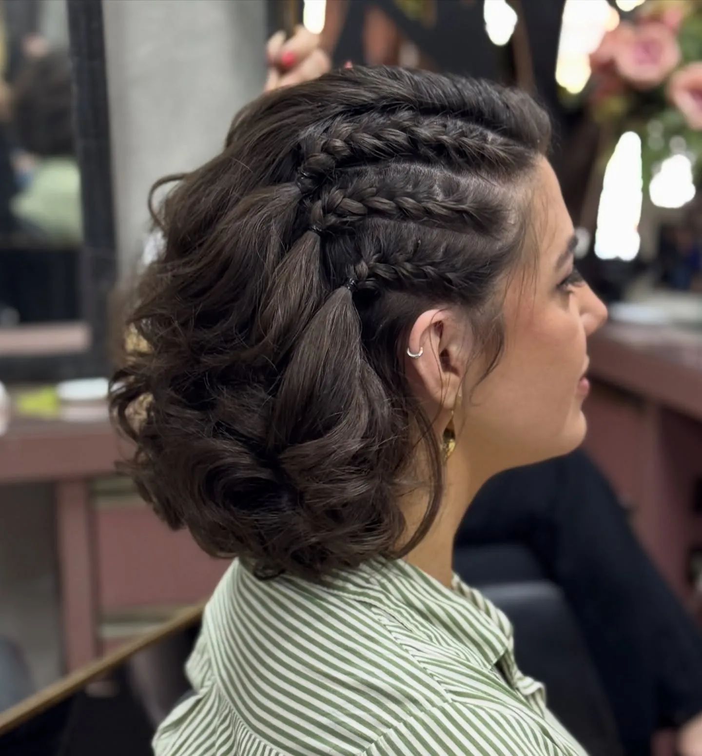 Triple Side Braids