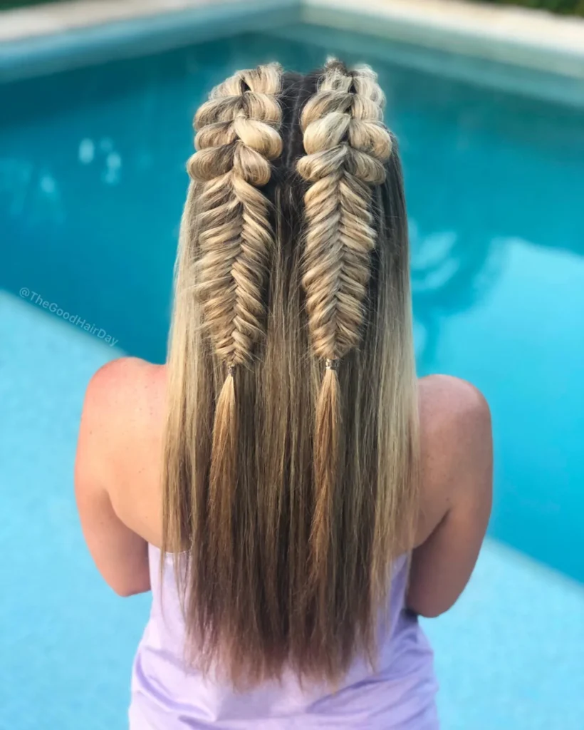 Twin Pull Through Braids