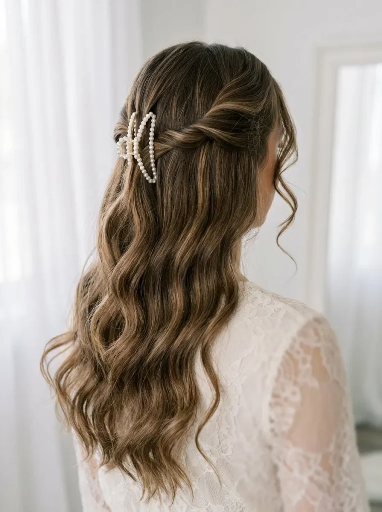 Twisted Crown Bridal Clip