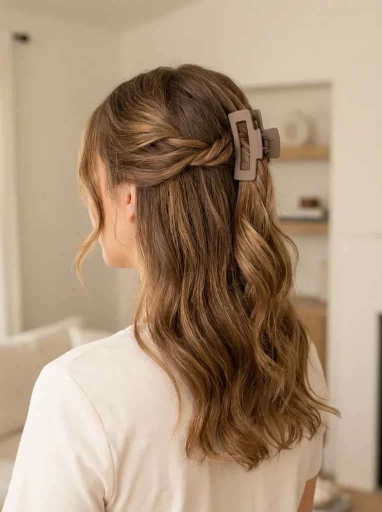 Twisted Front Clip Back