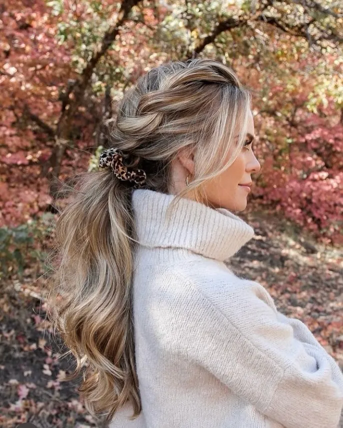 Twisted Low Ponytail