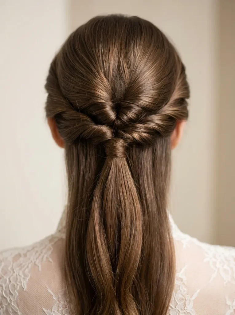 Twisted Rope Half Up