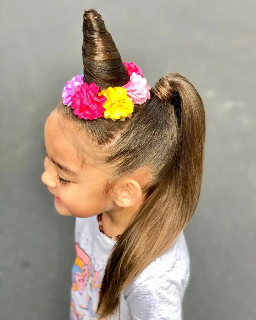 Unicorn Witch Ponytail