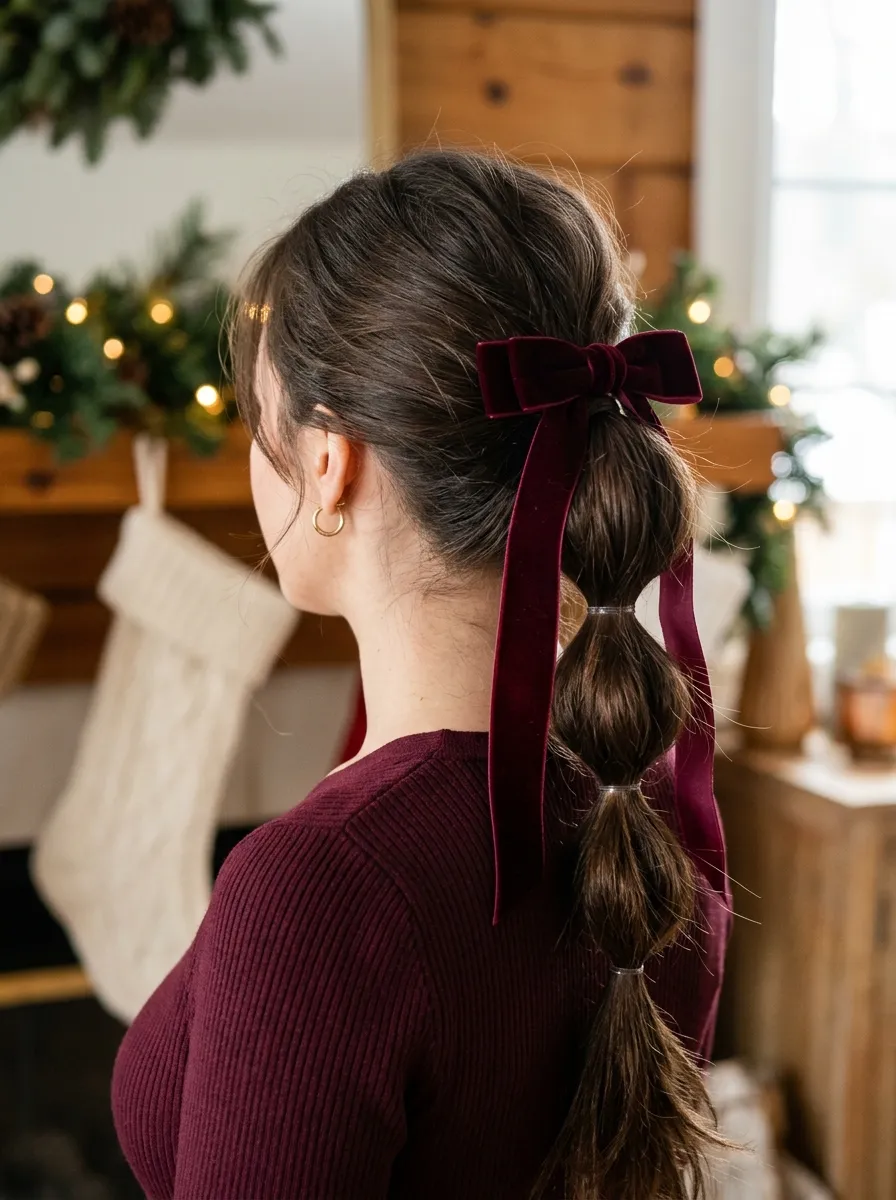 Velvet Bow Bubble Pony