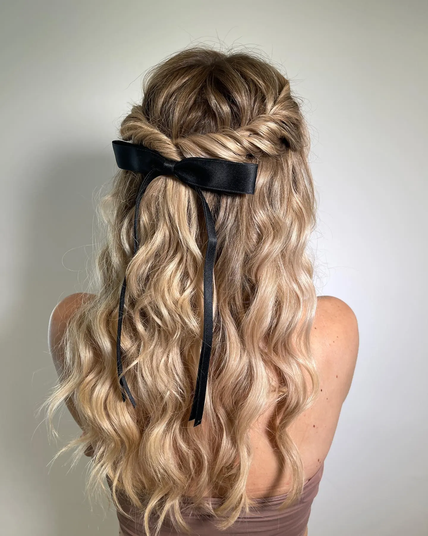 Velvet Bow Twisted Crown