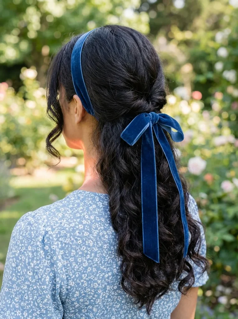 Velvet Ribbon Tie