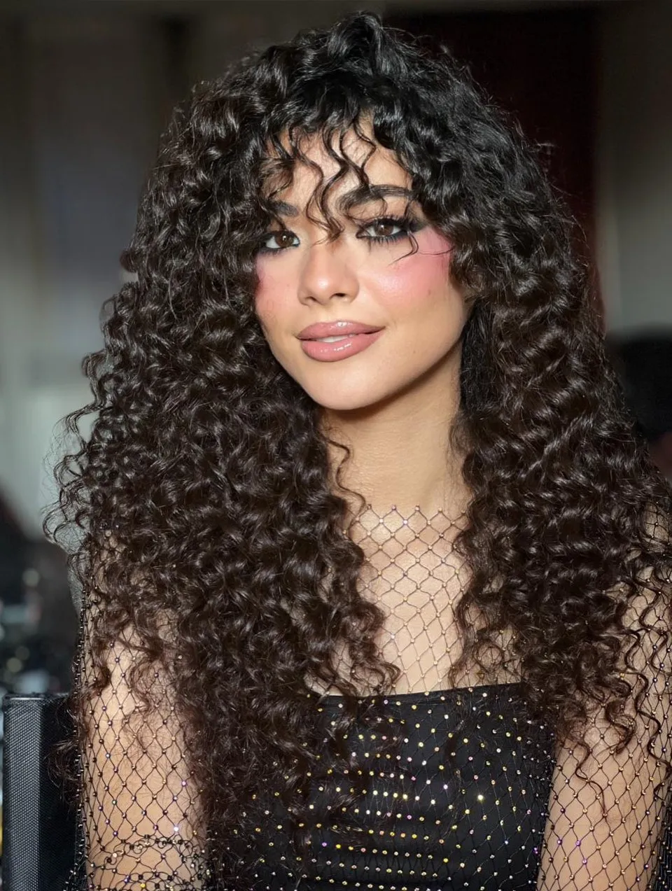 Voluminous Natural Curly Layers