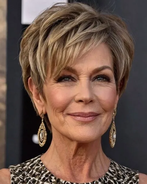 Voluminous Textured Pixie Cut