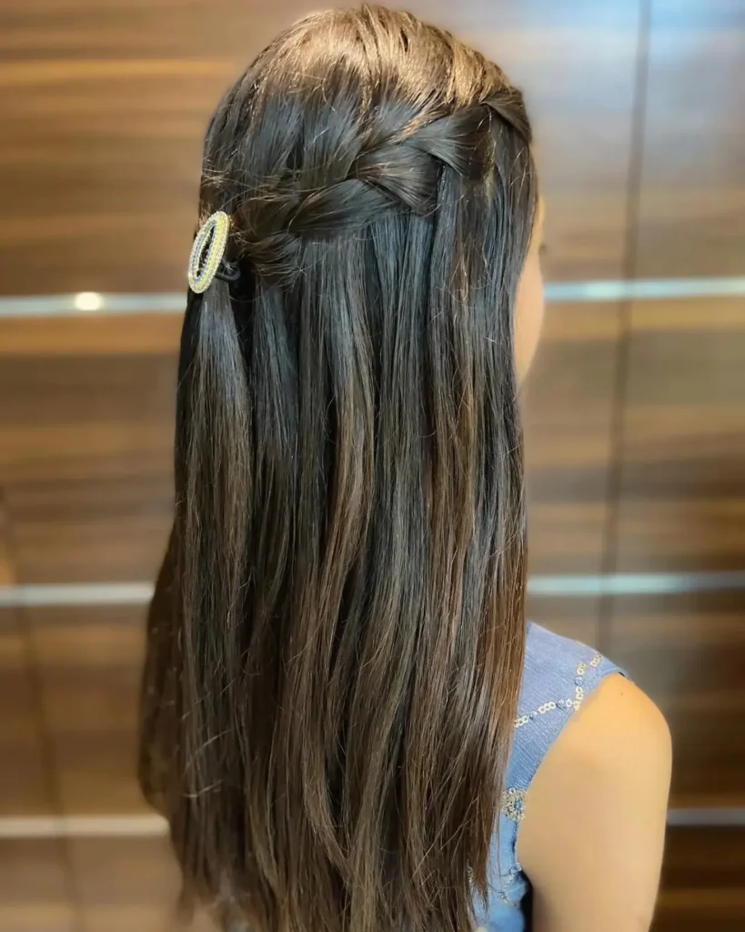 Waterfall Braid Side Clip