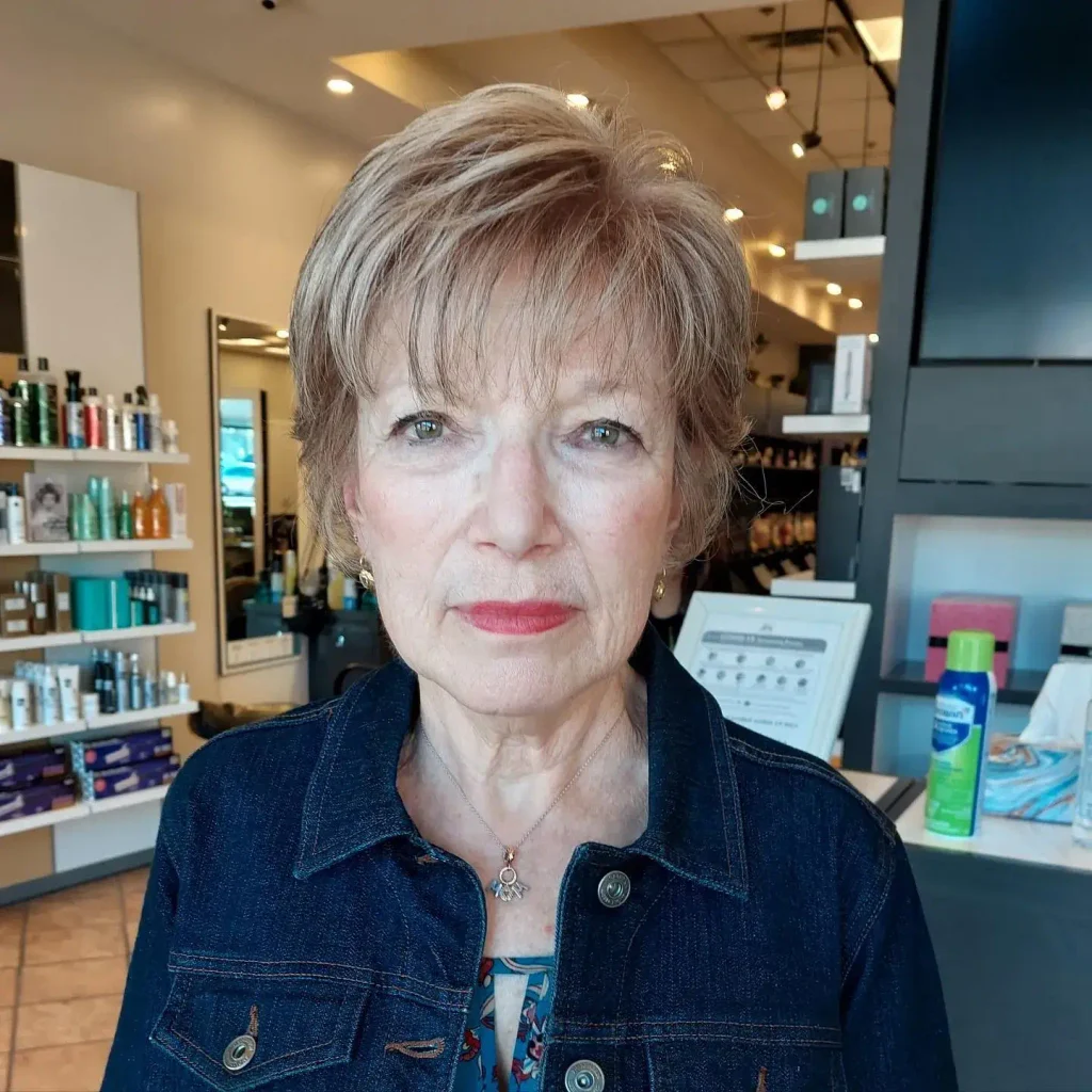 Wispy Bangs Layered Bob