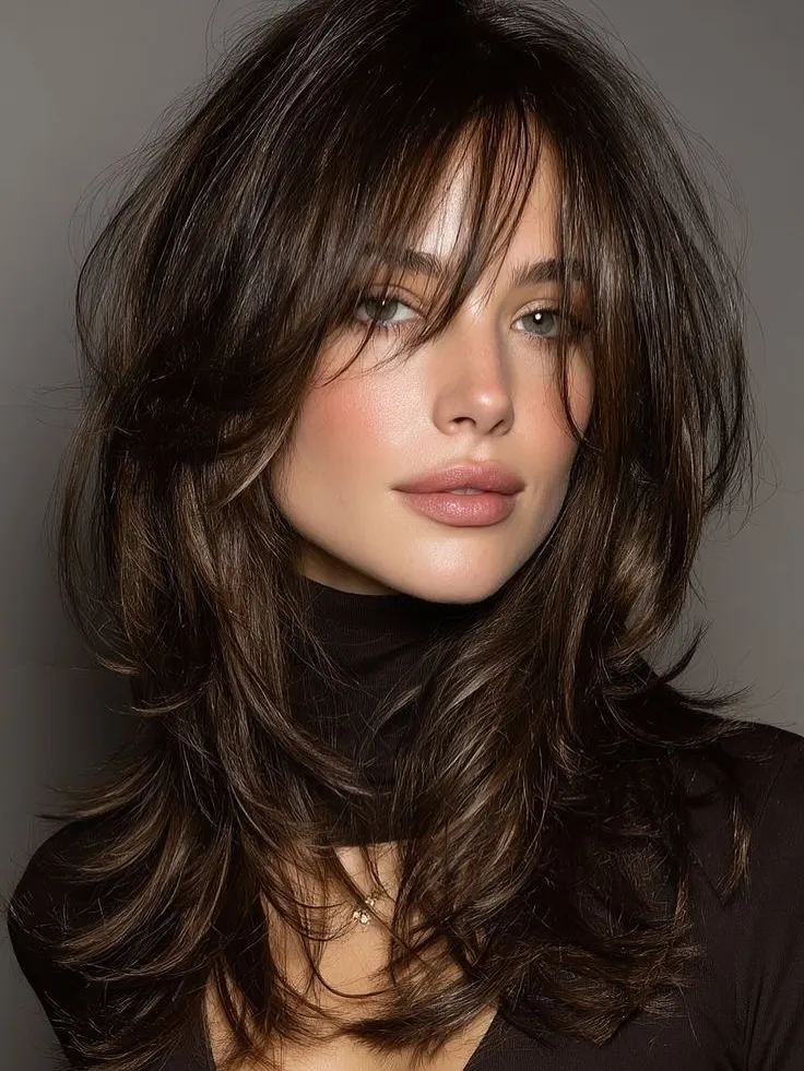 Wispy Face Framing Layers