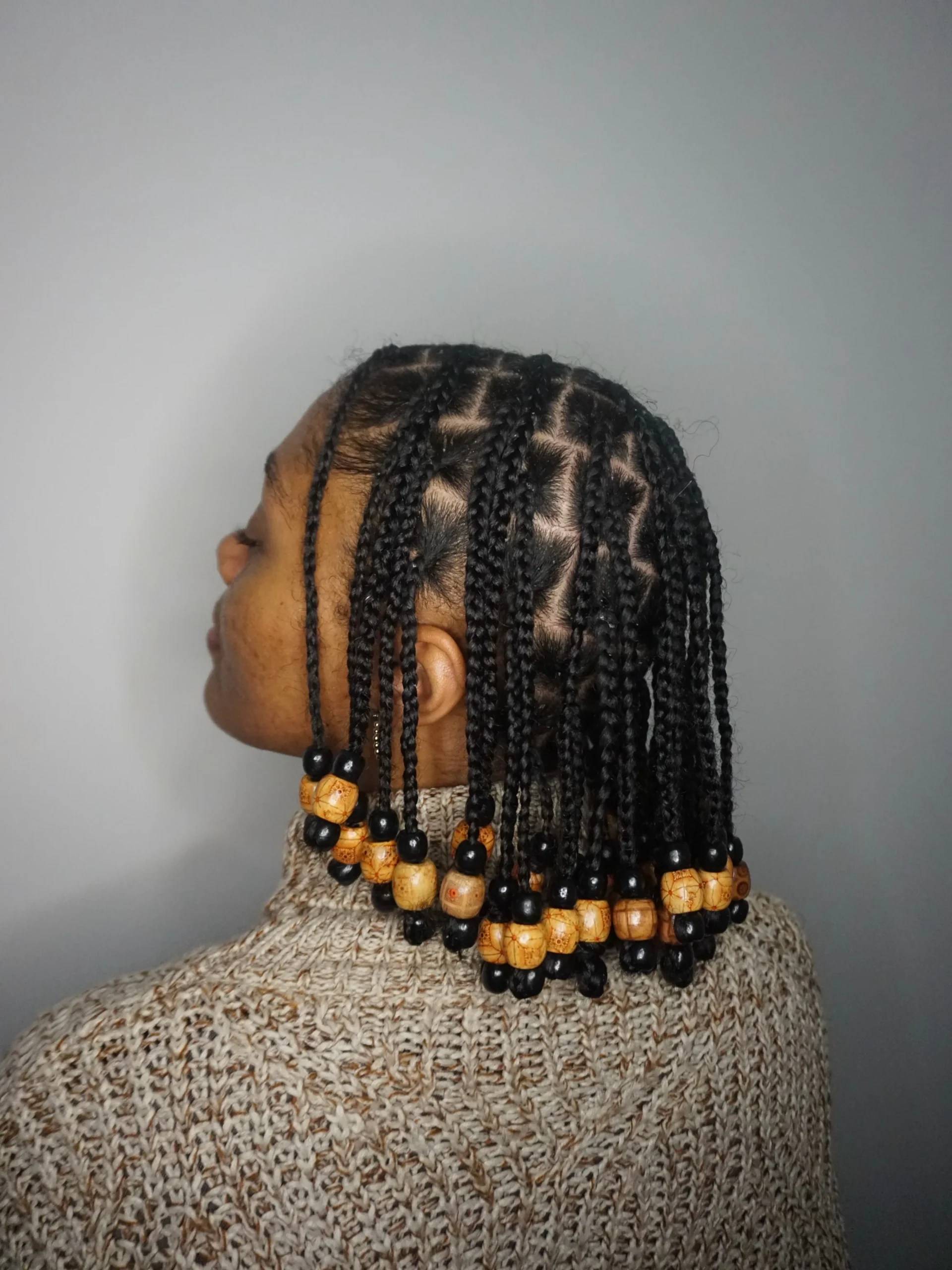 Wooden Bead Box Braid Bob