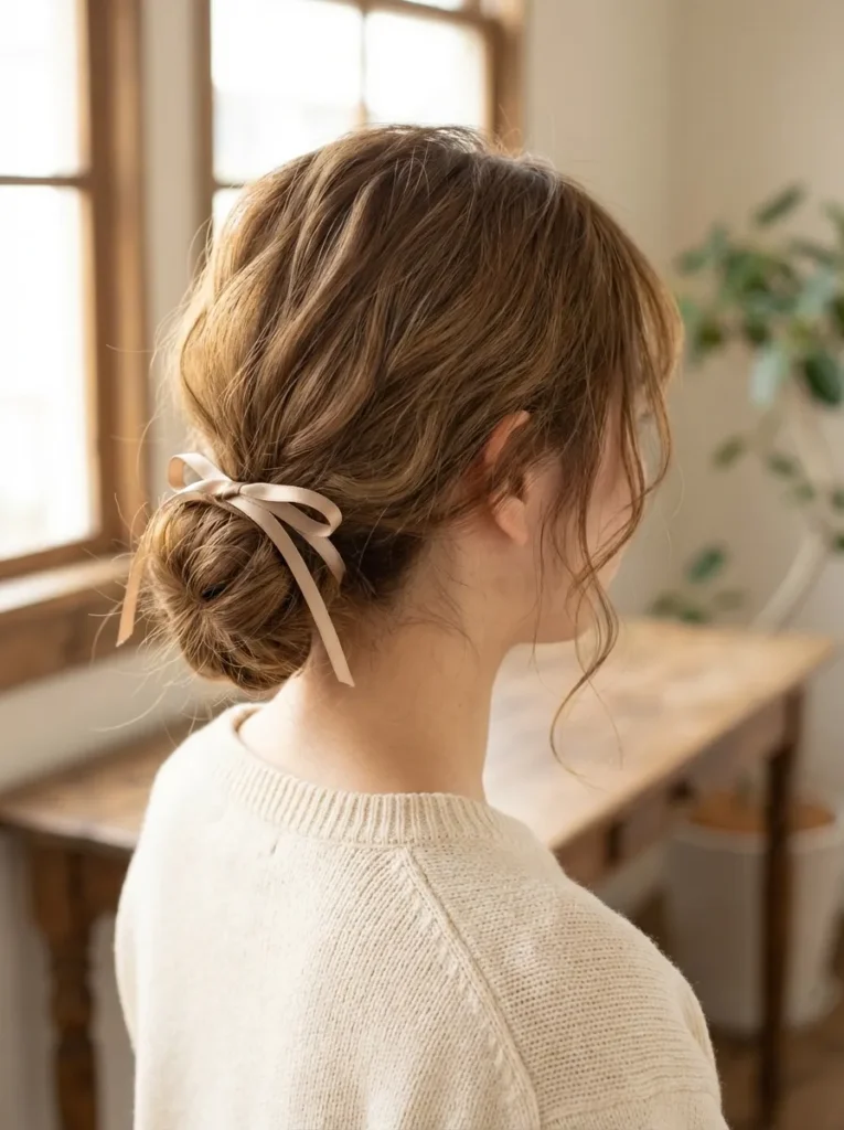 Wrapped Ribbon Bun