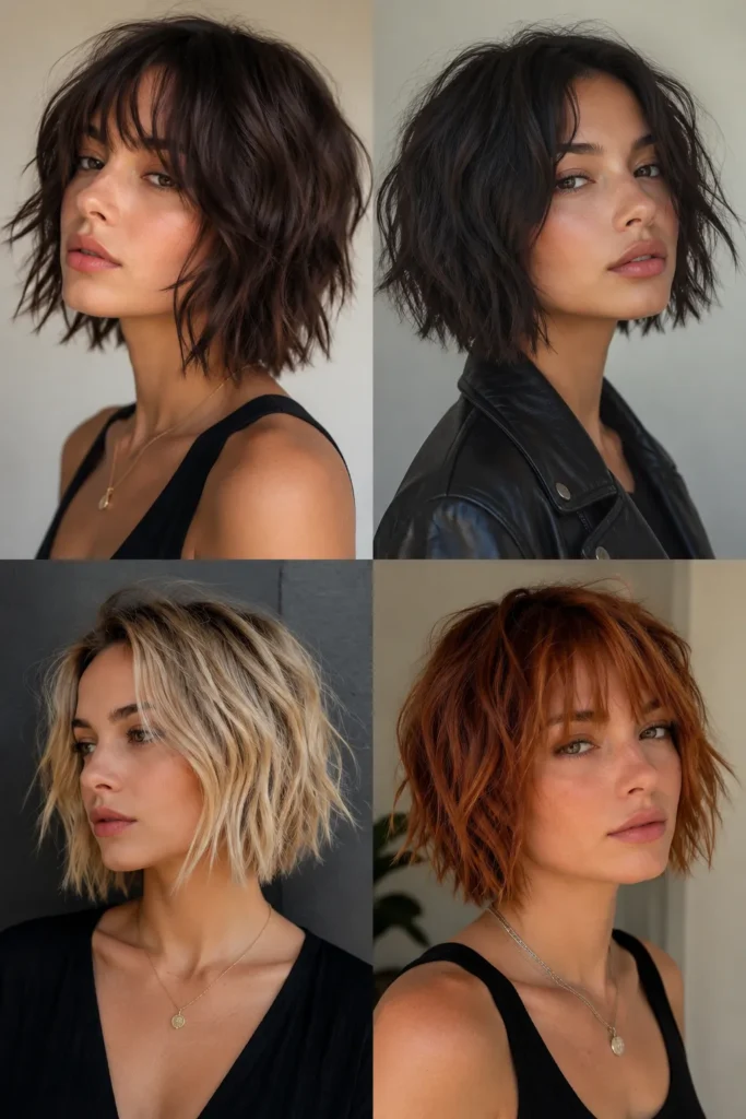 choppy bob hairstyles