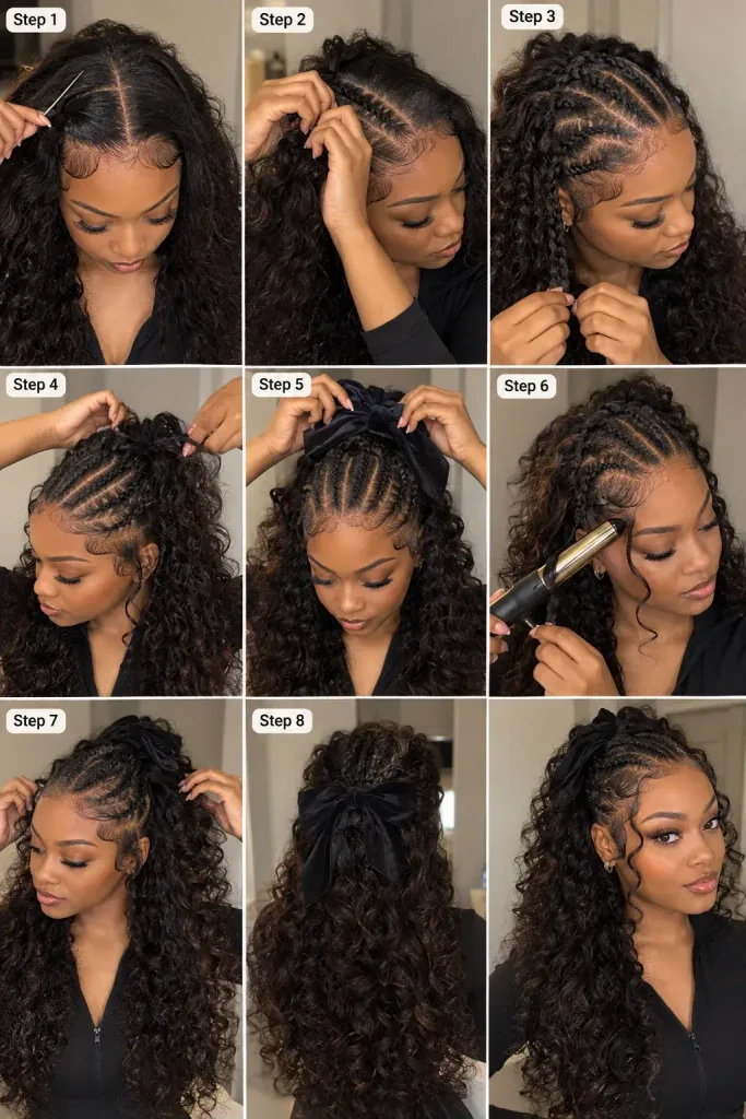 Easy Homecoming Hairstyle Tutorial