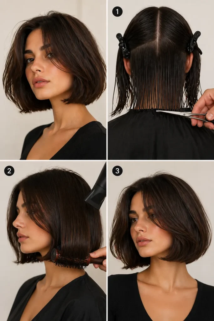 Italian bob haircut