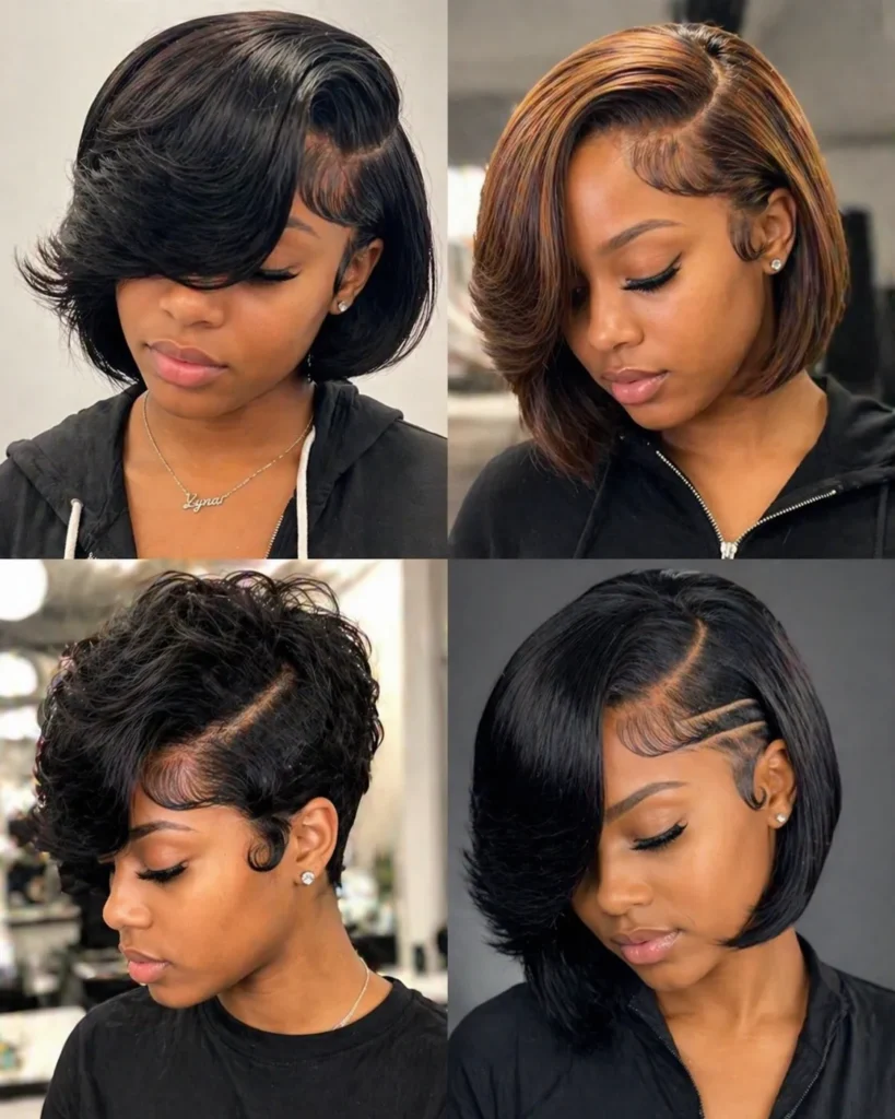 quick weave hairstyles