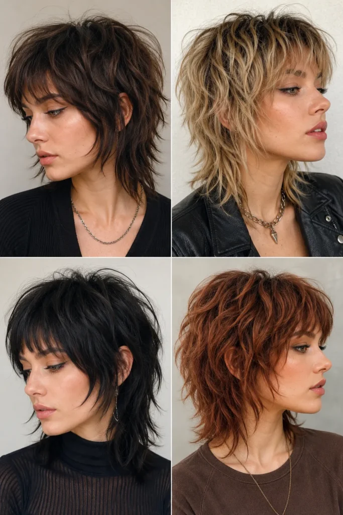 short shag hairstyles for women